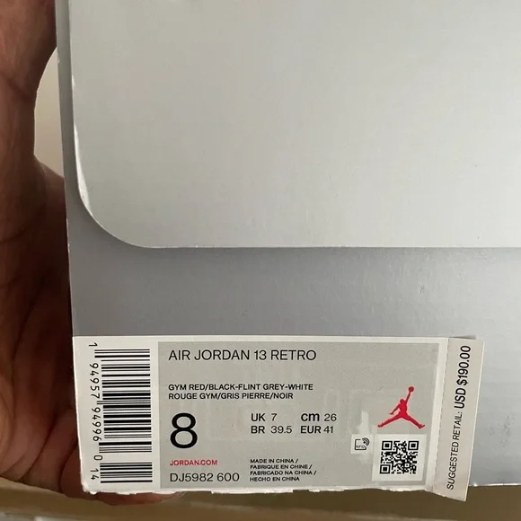 Air Jordan 13 Retro Red Flint Grey - Picture 6 of 9